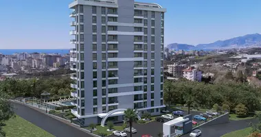 Wohnung 1 Schlafzimmer mit Balkon, mit Klimaanlage, mit Parken in Mahmutlar, Türkei