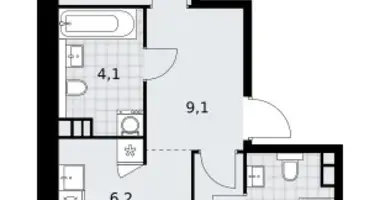 Wohnung 3 zimmer in Südwestlicher Verwaltungsbezirk, Russland