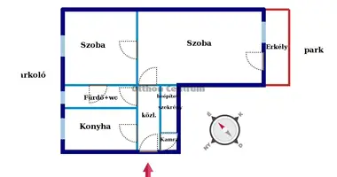 Apartamento 2 habitaciones en Szekesfehervari jaras, Hungría