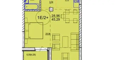 Wohnung 1 zimmer in Minsk, Belarus