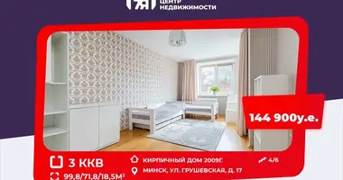 Apartamento 3 habitaciones en Minsk, Bielorrusia