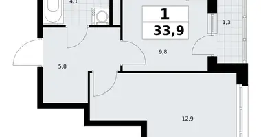 Appartement 1 chambre dans Postnikovo, Fédération de Russie