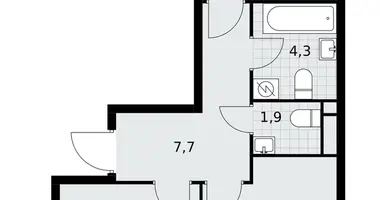 Appartement 2 chambres dans Postnikovo, Fédération de Russie