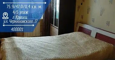 3 room apartment in Krupki, Belarus