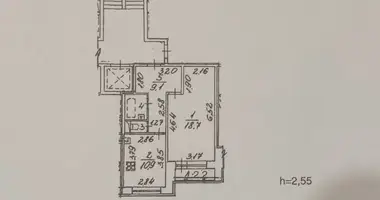 Apartamento 1 habitación en okrug Polyustrovo, Rusia