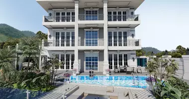 Villa 6 Zimmer mit Parkplatz, mit Meerblick, mit Schwimmbad in Alanya, Türkei