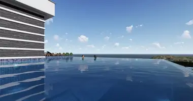 Квартира 1 спальня с балконом, с лифтом, с видом на море в Алания, Турция