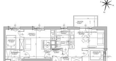 Apartamento 4 habitaciones en Varsovia, Polonia