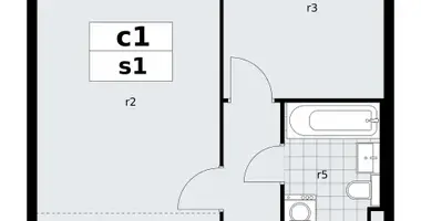 Mieszkanie 2 pokoi w poselenie Sosenskoe, Rosja