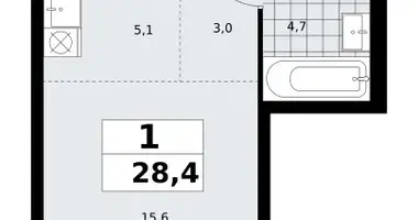 Appartement 1 chambre dans poselenie Sosenskoe, Fédération de Russie