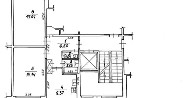 Apartamento 2 habitaciones en Panevėžys, Lituania