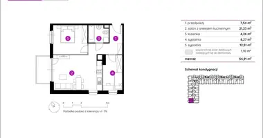 Apartamento 3 habitaciones en Poznan, Polonia