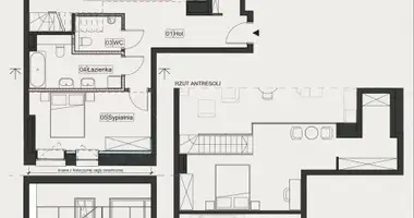 Apartamentos multinivel 2 habitaciones en Danzig, Polonia