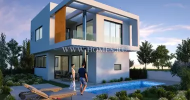 Villa 3 bedrooms with Furnitured, with Air conditioner, with Sea view in Protaras, Cyprus
