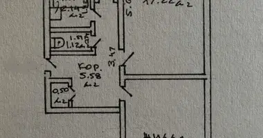 Apartamento 2 habitaciones en Gómel, Bielorrusia