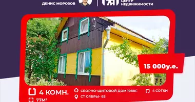 Haus 4 Zimmer in Radaskovicki sielski Saviet, Weißrussland