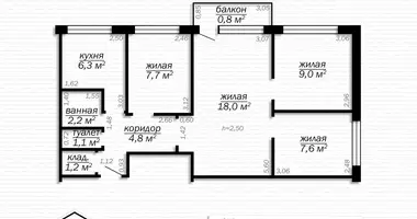 Apartamento 4 habitaciones en Babruisk, Bielorrusia