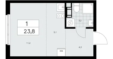 Appartement 1 chambre dans Krasnoye Selo, Fédération de Russie