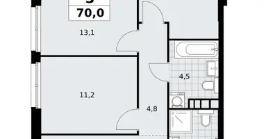 Apartamento 3 habitaciones en South-Western Administrative Okrug, Rusia