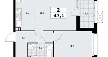 Квартира 2 комнаты в поселение Сосенское, Россия