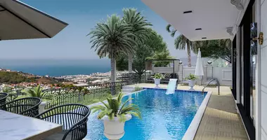 Вилла 5 комнат  с парковкой, с видом на море, с бассейном в Алания, Турция