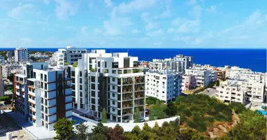 Penthouse 3 pokoi z Balkon, z Klimatyzator, z Widok na morze w Girne Kyrenia District, Cypr Północny