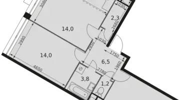 Wohnung 3 zimmer in Mytishchi Urban Okrug, Russland