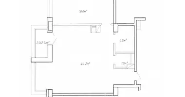 Apartamento 2 habitaciones en Minsk, Belarús