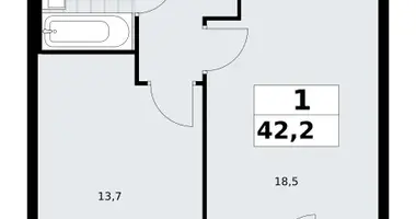 Apartamento 1 habitación en Kommunarka, Rusia