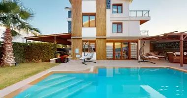 3 room house with double glazed windows, with furniture, with air conditioning in Mediterranean Region, Turkey