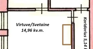 Квартира 3 комнаты в Meilele, Литва