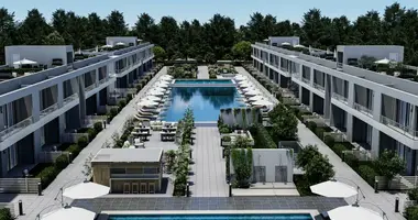 Penthouse 1 Zimmer mit Balkon, mit Klimaanlage, mit Parken in Agios Sergios, Nordzypern
