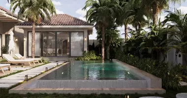 Вилла 4 комнаты  с мебелью, с террасой, с бассейном в Бали, Индонезия