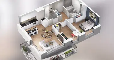 Apartamento 3 habitaciones en Poznan, Polonia