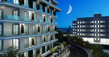 Penthouse 2 chambres avec Balcon, avec Climatiseur, avec Vue sur la mer dans Alanya, Turquie