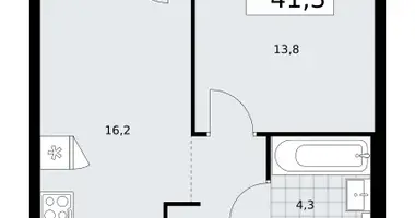 Apartamento 1 habitación en Troitsk, Rusia