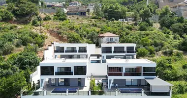 Villa 4 zimmer mit Balkon, mit Klimaanlage, mit Meerblick in Alanya, Türkei