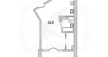 Apartamento 1 habitación en Kobriny, Bielorrusia