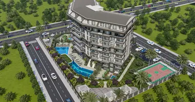 Mieszkanie 1 pokój w Alanya, Turcja