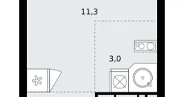 Appartement 1 chambre dans Postnikovo, Fédération de Russie