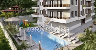 Mieszkanie 3 pokoi z winda, z basen, z Children pool w Ciplakli, Turcja