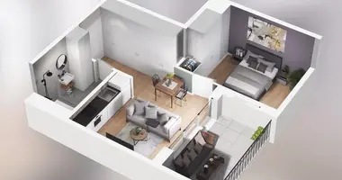 Apartamento 2 habitaciones en Poznan, Polonia