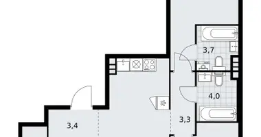 Appartement 3 chambres dans poselenie Sosenskoe, Fédération de Russie