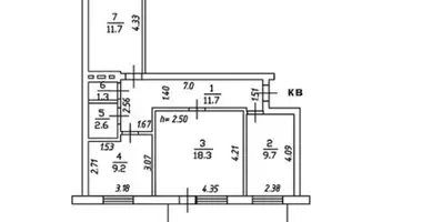 3 room apartment in Odesa, Ukraine