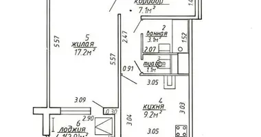 Apartamento 1 habitación en Minsk, Bielorrusia