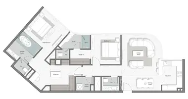 Apartamento 2 habitaciones en Dubái, Emiratos Árabes Unidos