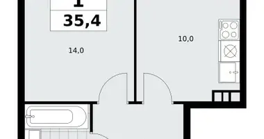 Appartement 1 chambre dans poselenie Sosenskoe, Fédération de Russie