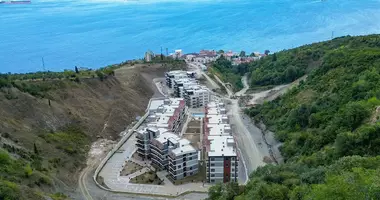 Duplex 5 bedrooms with balcony, with sea view, with parking in Panayir, Turkey