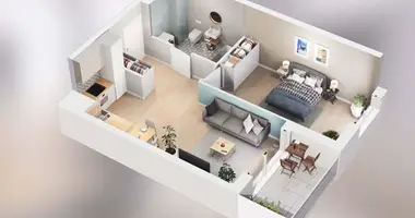 Apartamento 2 habitaciones en Poznan, Polonia