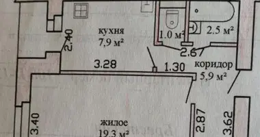 1 room apartment in Brest, Belarus